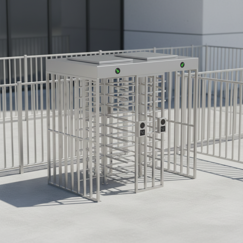 304 Stainless Steel Full Height Access Control Barrier,Full height security turnstiles