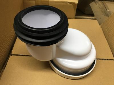 PP Material Toilet 100mm Offset Pan Connector , Toilet Pipe Fittings Without Burrs
