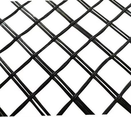 25.4x25.4mm Fiberglass Bitumen Geogrid Asphalt Reinforcement For Road Pavement