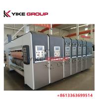 Flexo automático de empacotamento ondulado que imprime cortar giratório com a máquina de entalho da fábrica de China YIKE