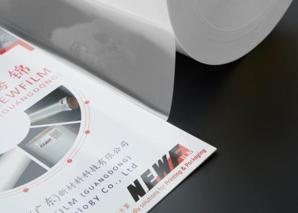 Printable PET Thermal Lamination Film for Boxes Outer Packaging Width Custom Glue EVA Layer