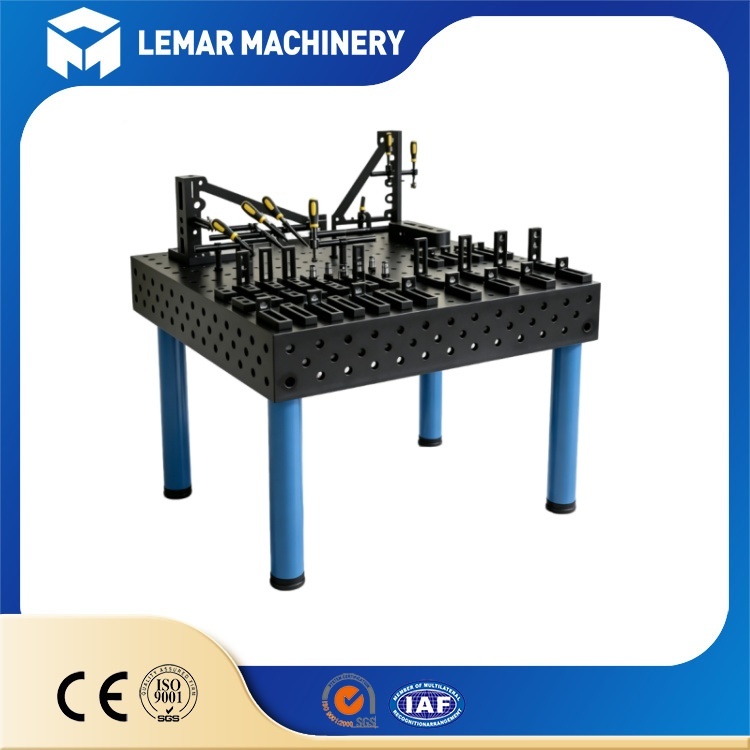 D28 Modular Welding Fixture Table with Nitrided Cast Iron Table Top