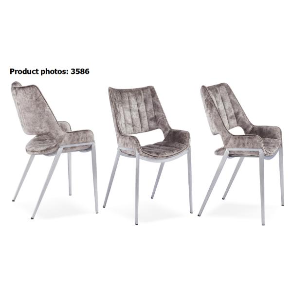 Restaurant 50.5x57x85.5cm Stainless Steel Dining Chairs