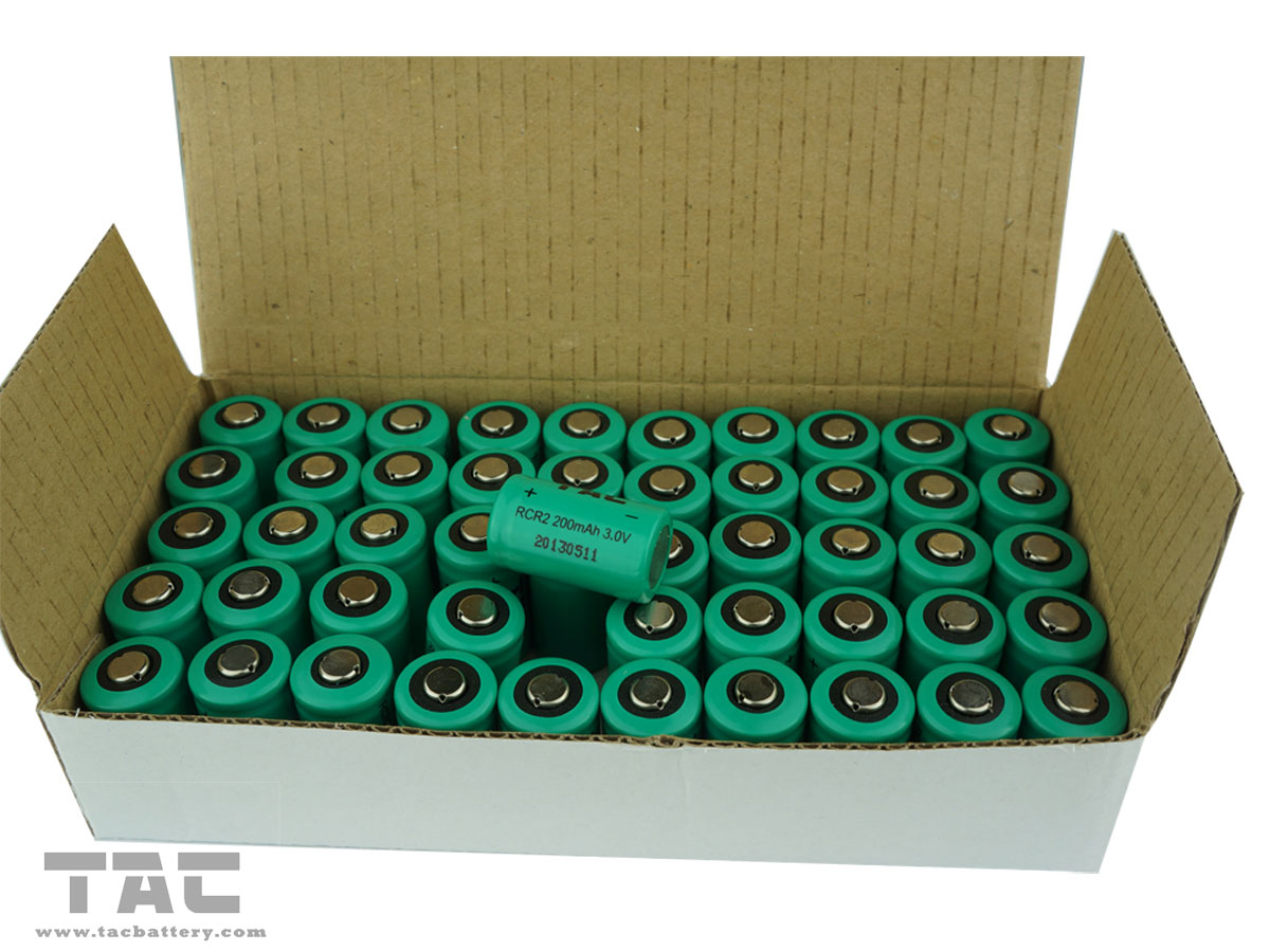 батарея лития 3.0V CR2 200mAh клетки батареи LiFePO4 для полуденной ручки
