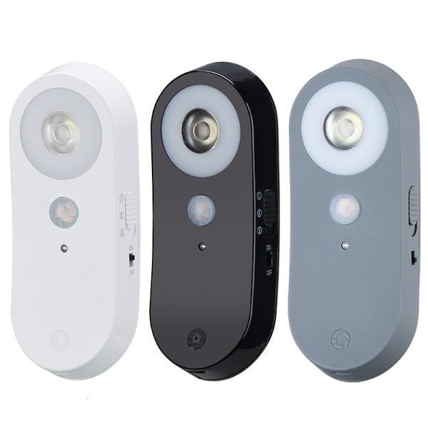 4000K 400mAH USB Rechargeable Motion Sensor Light / Rechargeable Flashlight Night Light