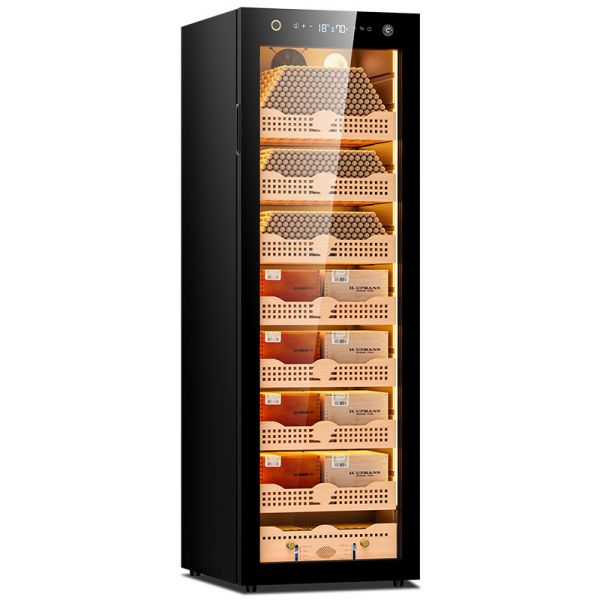 Dual-Zone Wine & Cigar Cooler Humidifier Luxury Constant Temperature Storage Cabinet Dual-Zone Wine & Cigar Cooler Humidifier Constant Temperature Storage Cabinet