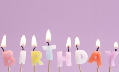 100% Paraffin Letter Birthday Candles No Drip For Happy Birthday Party Decoration