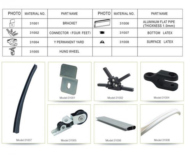 Outdoor Power Coated French Style Awnings Window Balcony