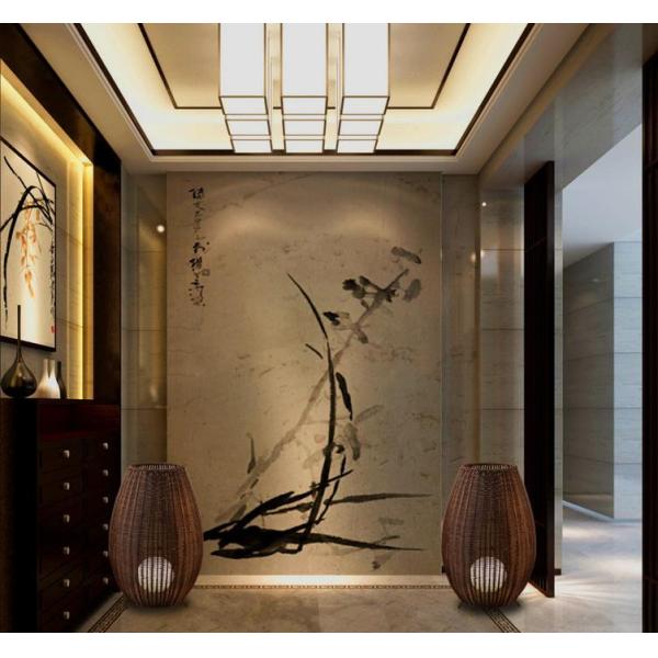 Customized Luxurious Rattan Floor Lamp , Indoor Creative Wicker Floor Light