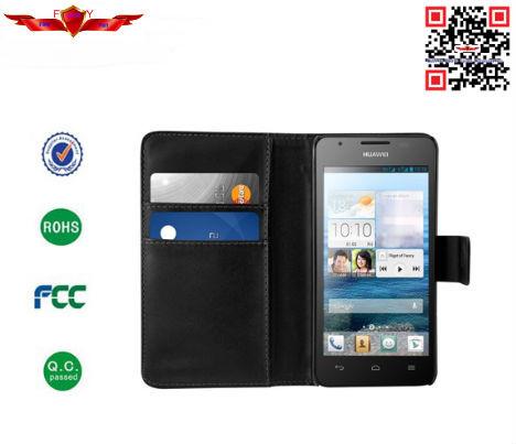 Hot Selling New Design Magnetic PU Wallet Leather Cover Case For Huawei Ascend G525