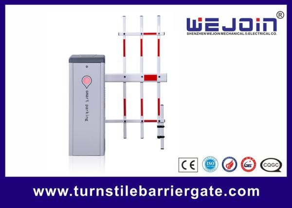 Straight Boom 3~5s Rising Arm Barrier Gate 120W With Fence
