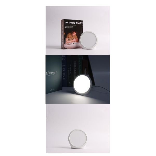 ABS Lamp Body Material LED Light Therapy Lamp Mood Adjustment Anxiety Relief Sleep Improvement 3000 6500K Color Temperature