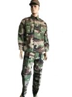 F2 Style TC 65/35 Ripstop Ensemble d'uniforme militaire français Vêtement de camouflage