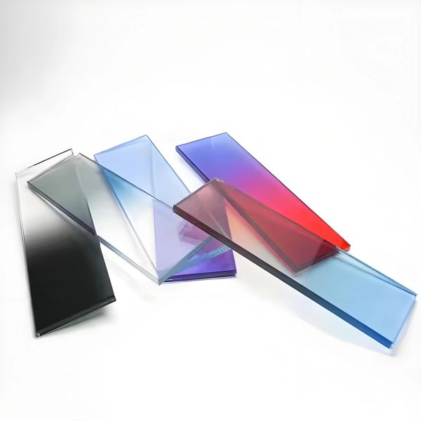 Multicolor Fabric Sandwich Laminated Glass Customized Size