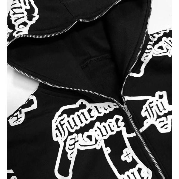 Colorful Custom Face Men'S Full Zip Up Hoodie Cotton French Terry Blanks All Over Print Unlined