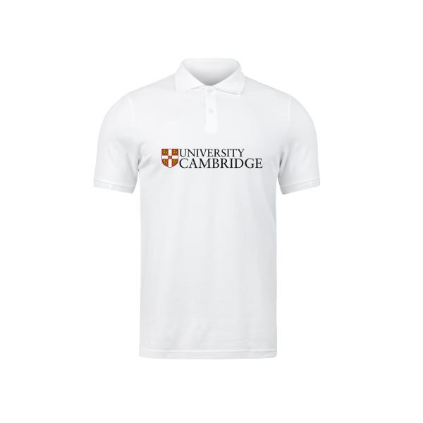 OEM Designs University Logo Polo Shirt with Printed Logo and Breathable Fabric