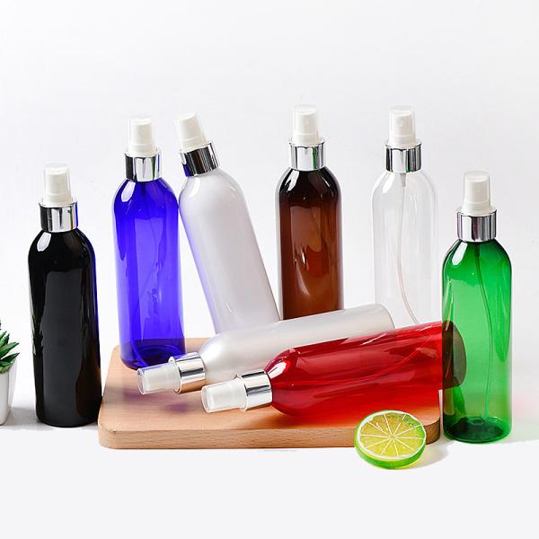 Sustainable 24mm Pink Lotion Round PET Bottle