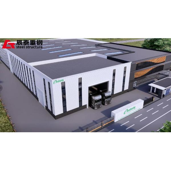 Taller de construcción prefabricada de estructuras de acero para la producción industrial