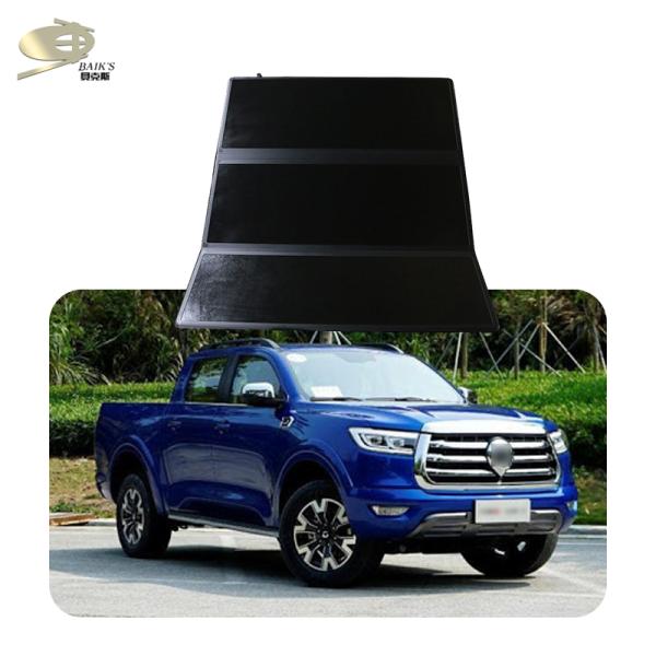 Three Fold Hard Aluminum Retractable Tonneau Cover For Great Wall Pao GWM POER