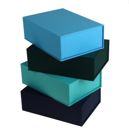 300gsm C1S Paper Gift Packing Box UV Printing Collapsible Magnetic SGS 500pcs