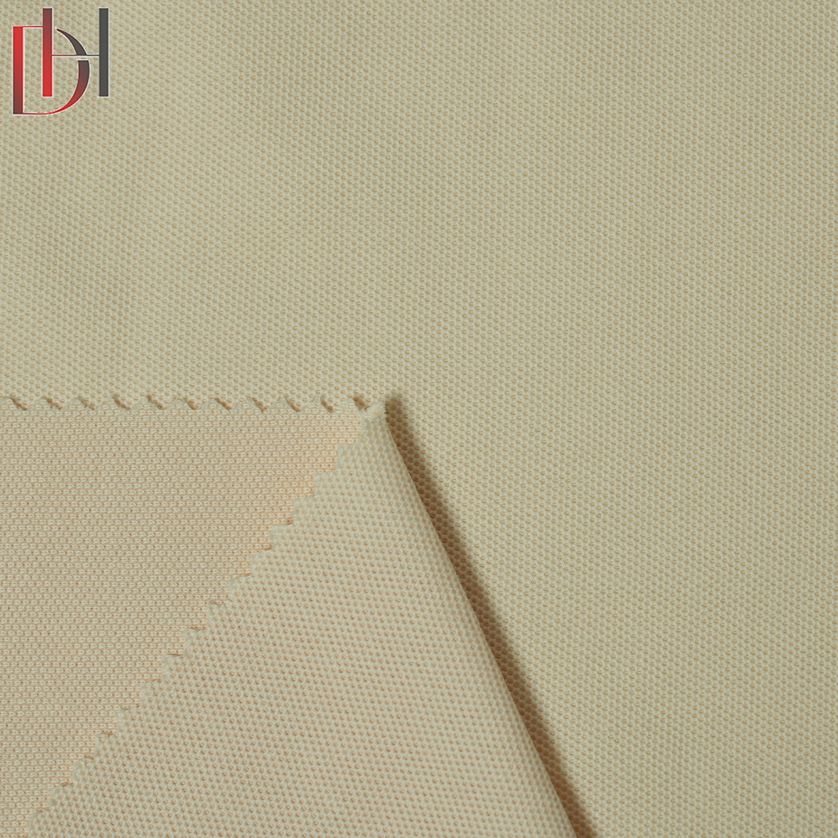 Wholesale Breathable Double Pique Fabric 63% Cotton 37% Polyester 210gsm For Garment Factories