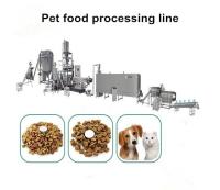 En aliment pour animaux familiers courant de Technologie de pointe traitant la machine d'extrudeuse pour faire des aliments pour chiens