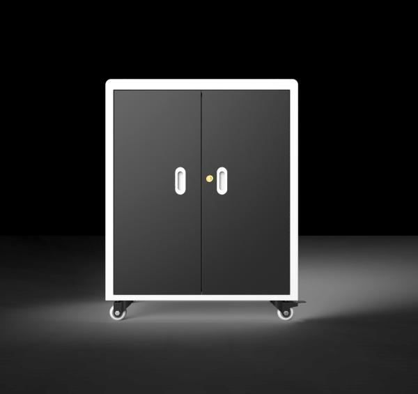 30-Slot Laptop Charging Cabinet with 220V AC Sockets