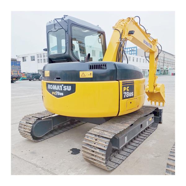 Excavadora usada Komatsu 78US-6 com capacidade de balde de 0,34 m3 e potência de 41 KW do Japão