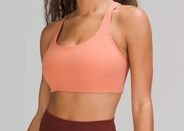 O Spandex Racerback ostenta o sutiã com correias ajustáveis, Fittin acolchoou o sutiã dos esportes
