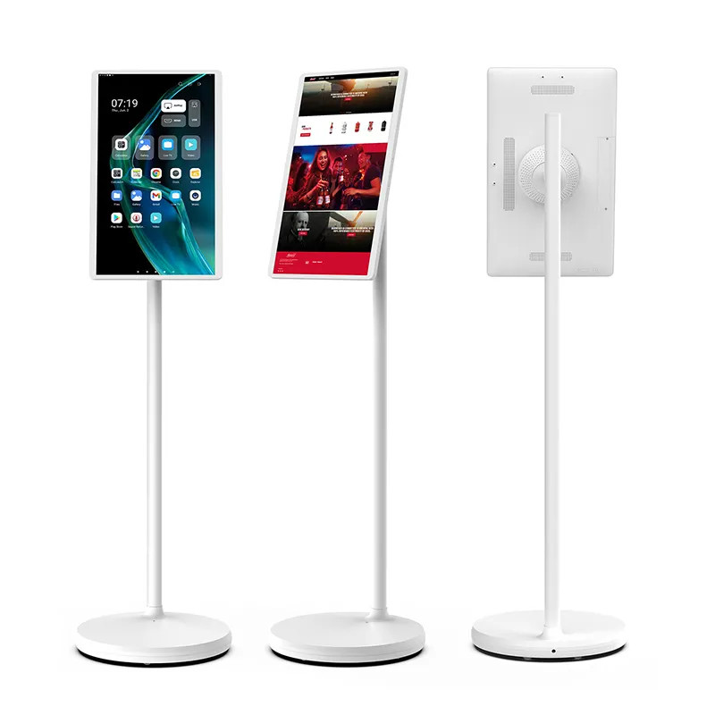 Портативный 22 дюймовый Android Standbyme TV передвигающийся Smart WiFi сенсорный экран на полу стоячий телевизор