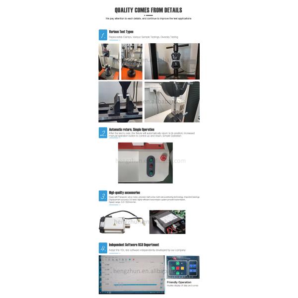 UTM 20kn Tensile Testing Machine For Steel Sheet Welding Separation Force Test With 0.5 Accuracy