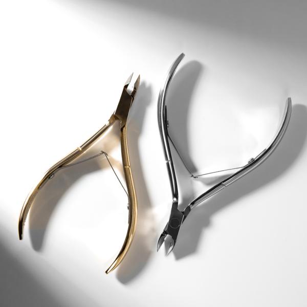 Logo du client Outil de soin des ongles en acier inoxydable durable Coupe-cuticules Nipper pour le salon des ongles