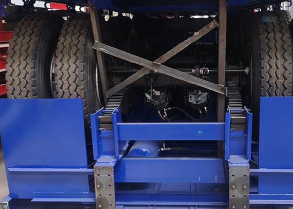 Reboque azul 6m do recipiente do leito do CE 18 Wheeler Flatbed Trailer For Shipping