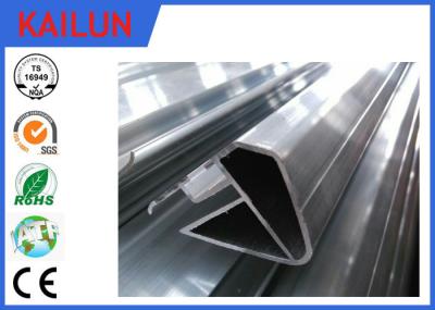 Oval Hollow Shape 6063 Aluminum Extrusion Profiles for Rail Coach Handrail Enclosure