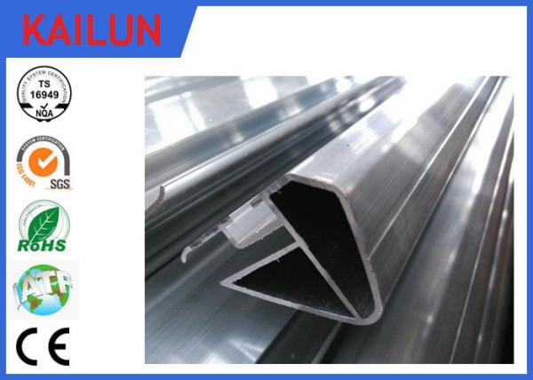Oval Hollow Shape 6063 Aluminum Extrusion Profiles for Rail Coach Handrail Enclosure