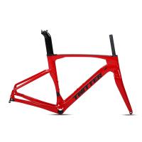 Décalques colorés UV de laser de plein de carbone d'OEM de TWITTER de cadre de carbone de fibre cadre de vélo