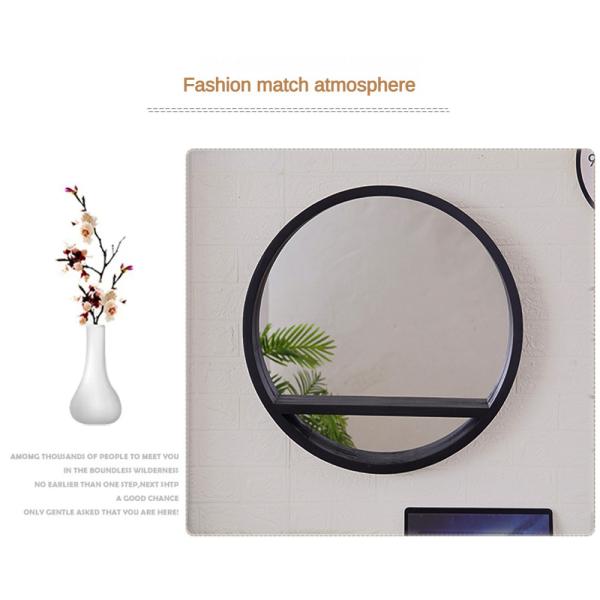 Деревянный каркас полная длина Древняя ванная стена Домашний декор Большое зеркало для случаев