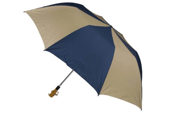 Sturdy Compact Folding Golf Umbrella , Vented Lightweight Windproof Umbrella