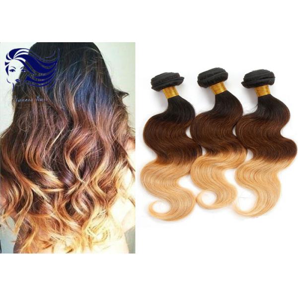 Длинние выдвижения человеческих волос девственницы волос 100 цвета Ombre волос для чернокожих женщин