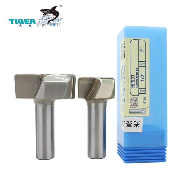 Tiger  Coated Woodworking Smooth Diameter Metric Cleaning Bottom Router Bits for Bottom Cleaning 0110