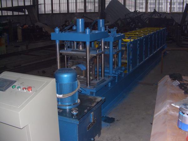 3KW Hydraulic Power Metal Roofing Ridge Caps Roll Forming Machine with Cutting Device