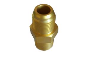 Lead Free Brass Brass Hex Nipple , 3/8'' Forged Pipe Fitting