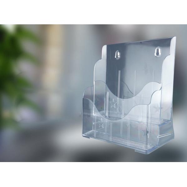 wall transparent acrylic display rack, Propaganda magazine rack