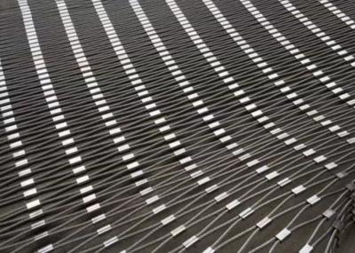 316 Rope Net Fence Stainless Steel Cable Mesh 50*50 Opening Wire Rope Mesh