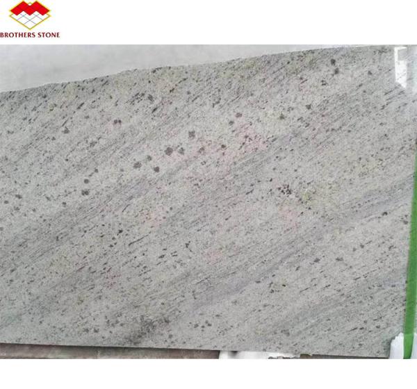 Cut-To-Size White Texture Granite Slab Exported from India for Villa and Hotel Design