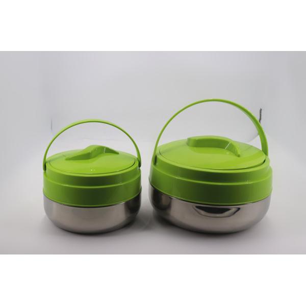 Office Stainless Steel Lunch Box Keep Warm Wtih Green Cover 2L - 10L Capacity