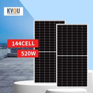 520W Off / On Grid Solar Panel System PERC For Home Electricity