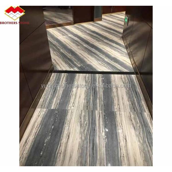 Modern Natural Stone Marble Floors Wall Tiles in Honed Finish for Hotel Upgrade 2024