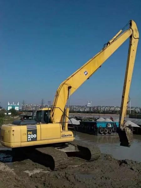 Excavator Extended Arm Hyundai R215 Customized Q355B / Q690D For Earthwork Engineering 20T-40T