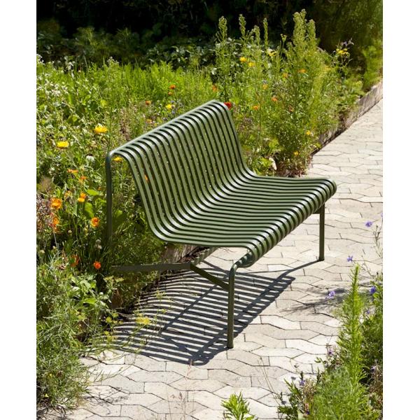 Steel Frame Garden Bench and Lounge Chair Set for AJUNION Minimalist Outdoor Design